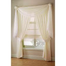 voile curtains and curtain rods