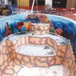 custom airbrushed painted swimming pool image